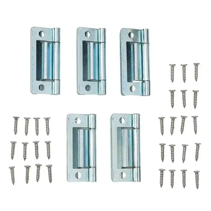 Charnières de porte de chambre pliées, porte de placard créative, camping-car, caravanes, charnières