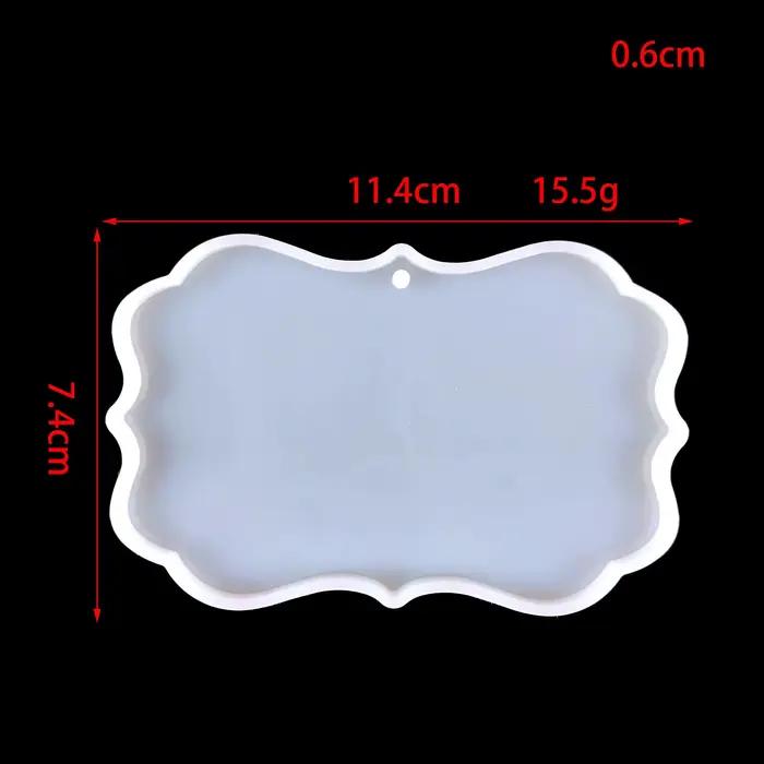 Cadre Photo de noël en résine époxy, moule en Silicone, moule de moulage pour bricolage, fournitures