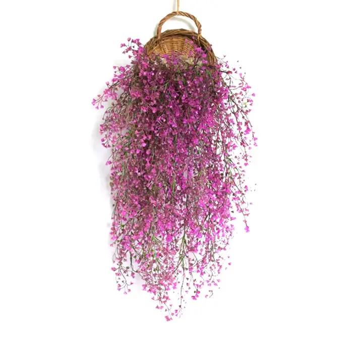 Plantes artificielles vignes fleur tenture murale Faux rotin intérieur extérieur plante verte plante