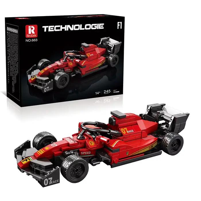 Technologie Formula Racing Car Building Blocks 245PCS 1:24 F1 Vehicle Model Bricks Puzzle DIY Assemb