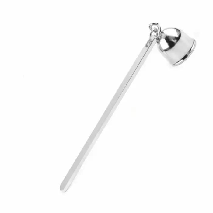 Éteignoir à bougie en acier inoxydable, manche long antidérapant, forme cloche, rétro, idée cadeau