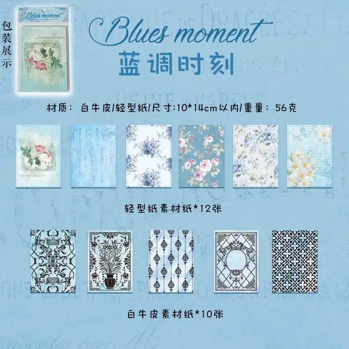 Bloc-notes en papier, 22 pièces/lot, la période de floraison est comme un rêve, Journal indésirable,