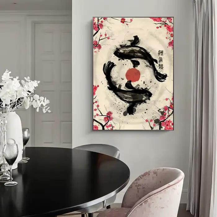 Affiche d'art Mural de samouraï japonais