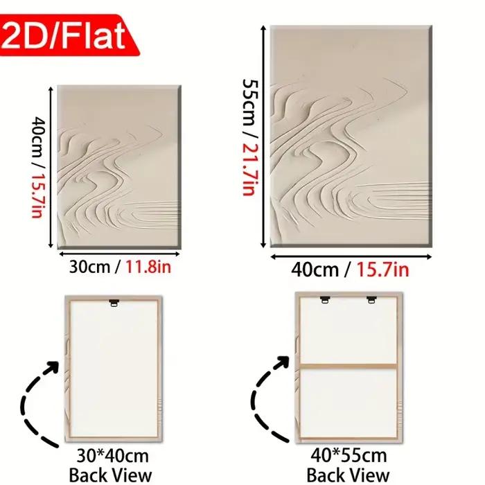 Ensemble de 3 décorations murales modernes sur toile avec cadre miroir pour salon ou chambre à coucher occassions spéciales