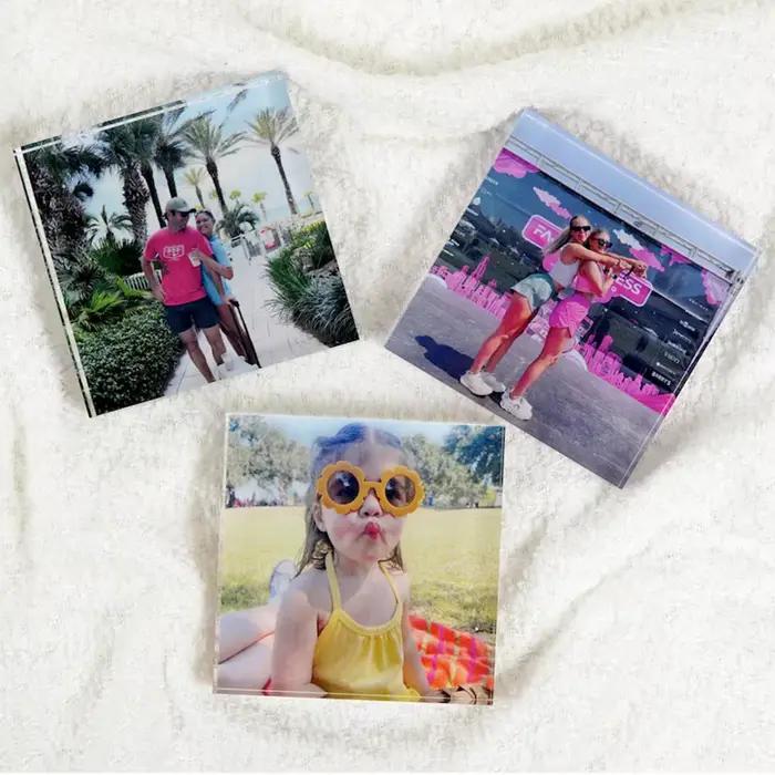 Photos personnalisées en acrylique