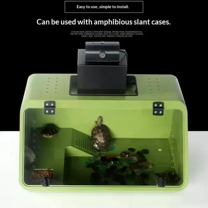 Plateforme décorative multifonctionnelle pour aquarium, décoration pour tortue, terrasse de bain de soleil, pont de grimpette, décoration flottante pour tortue d'aquarium