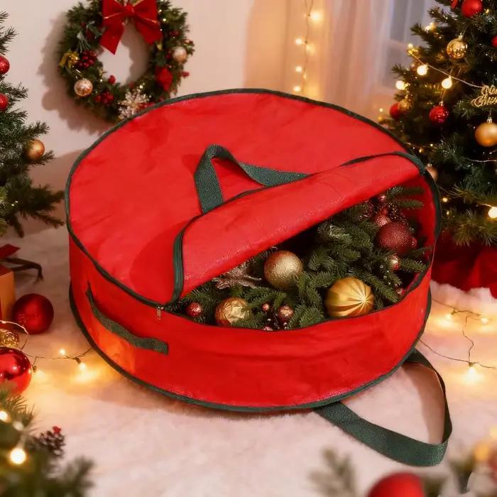 Sac de rangement de décorations de noël de grande capacité