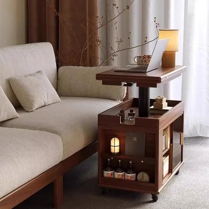 Cadre roues Table basse organisateur japonais esthétique minimaliste