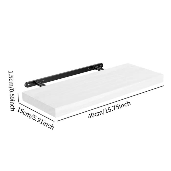 Étagère flottante pour décoration murale, robuste, polyvalente, avec support Invisible, pour salon, crèche, cuisine, salle de bain, livres