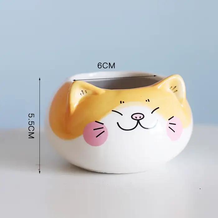 Pot de fleurs en céramique créatif