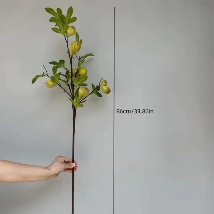 Branche de fausse figue avec fruits 33.86 pouces pour décoration de maison fête anniversaire baby showerextérieur