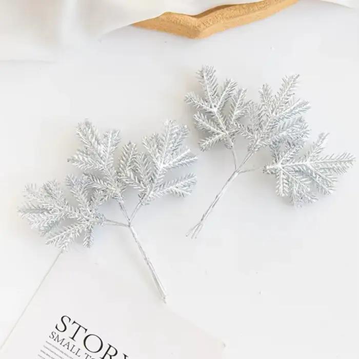 Plantes artificielles Branches D'or Avec Frost Arbre De Noël Table À Manger Centre Accueil Arrangements Jolie Mariage Scrapbooks Décor
