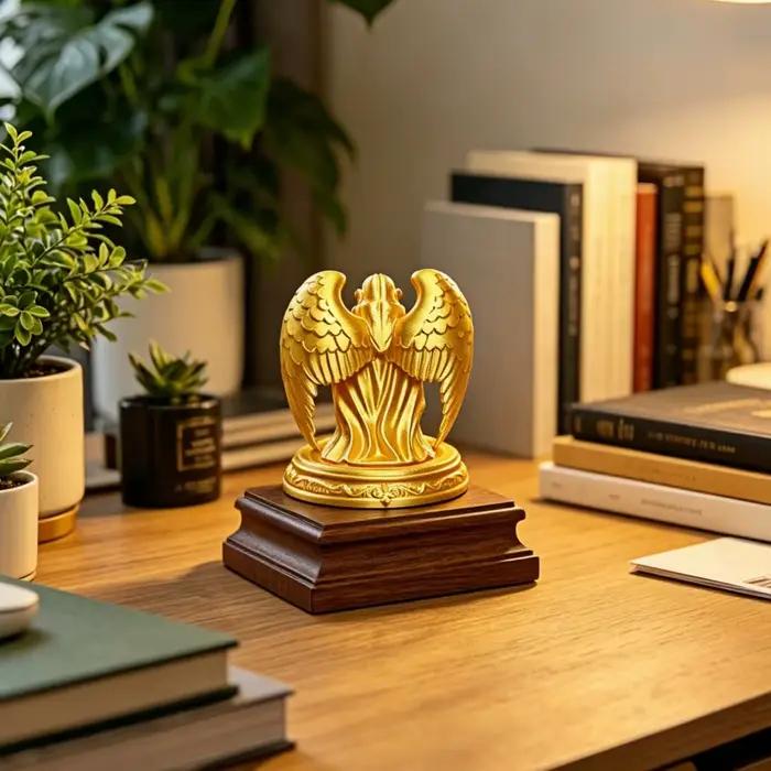 Figurine d'ange assis, sculpture