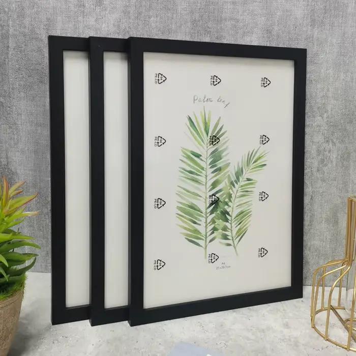 Cadres Photo en bois pour mur Photo