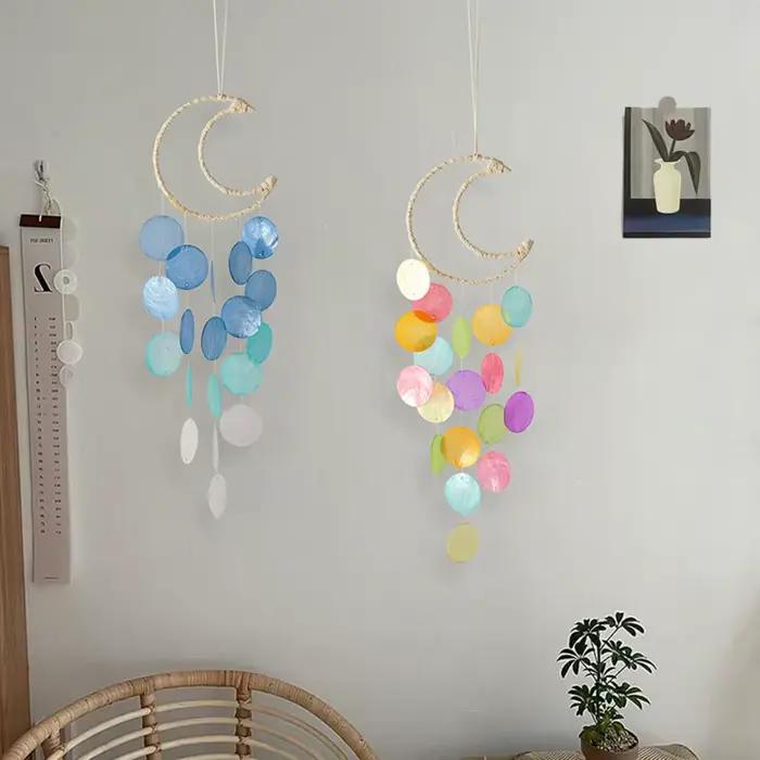 INS – carillons éoliens de rêve en coquillage naturel pour décoration de maison pour enfants