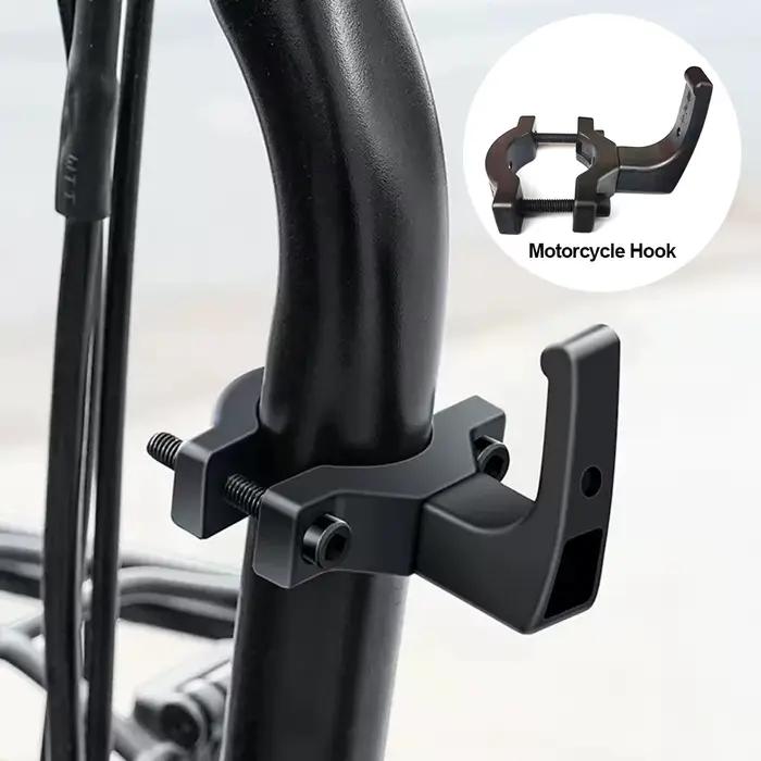 Accessoires de casque de moto, crochet de rangement, sac à bagages, support de crochet pour moto électrique, vélo, Scooter, ABS