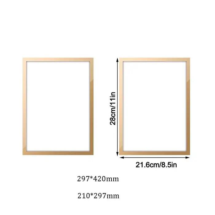 Cadre Photo Magnétique A3 A4 Auto-Adhésif Pour Affiches Certificats et Œuvres D'Art Occasions Spéciales