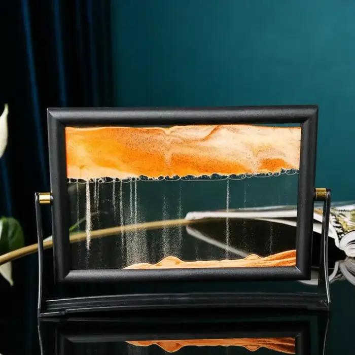 Tableau d'art de sable mouvant rotatif