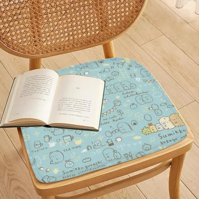 Coussin de siège en polymère doux pour salle à manger, tabouret de jardin intérieur et extérieur, chaise décorative mignonne, S-Sumikkogurashi, bureau à domicile, Japon