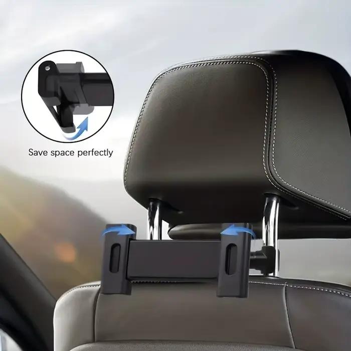 Support de tablette de voiture, support réglable pour appui-tête, Compatible avec les téléphones portables et les tablettes de 5 à 12.9 pouces