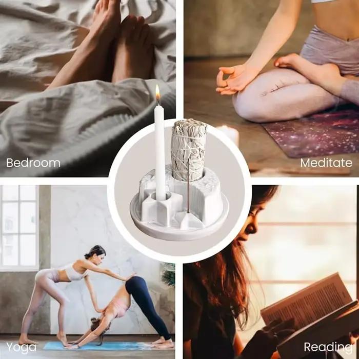 4 en 1 bougeoir ornements aux chandelles dîner accessoires lumière luxe bougie lampe Table à manger