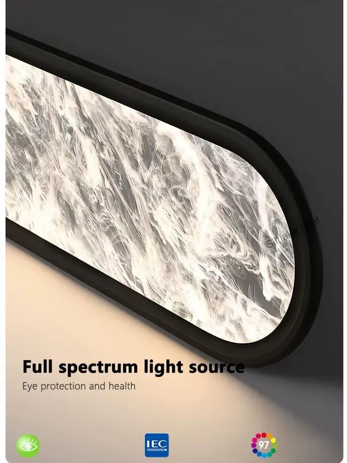 Lampe de balcon plafonniers moderne simple italien minimaliste long couloir allée lampe ultra-mince nuage entrée porche lampes