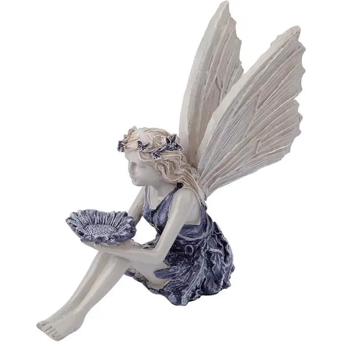 Statue de fée en résine