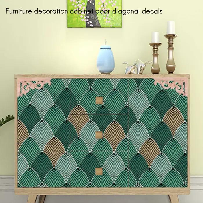 Décoration murale de meubles en bois vintage