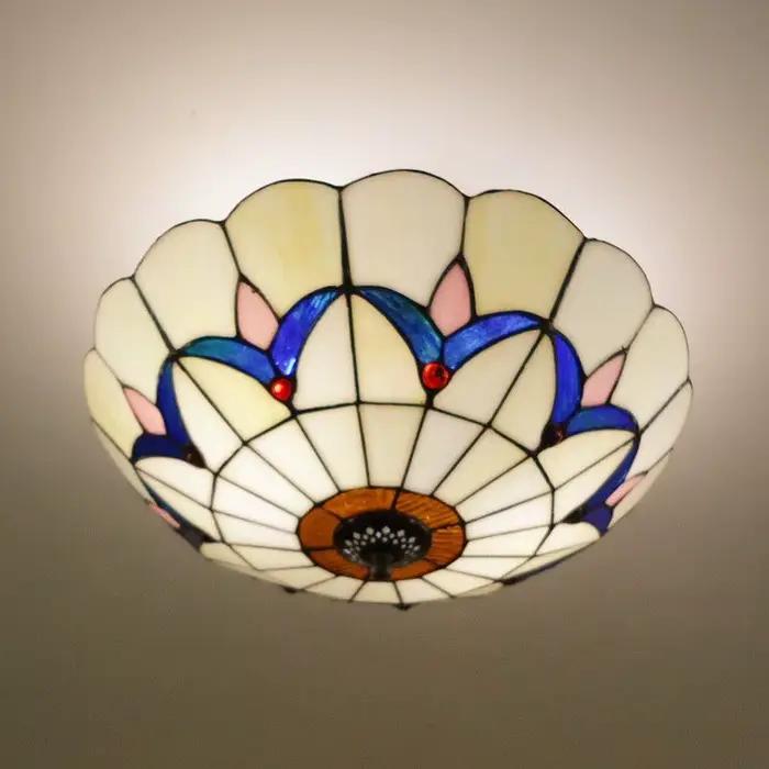 Plafonnier Tiffany Simple et Créatif pour Chambre à Coucher
