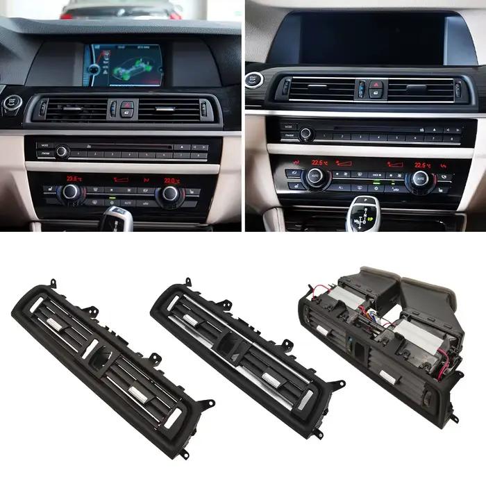 Grille de tableau de bord de console avant de voiture, climatiseur AC, accessoire d'aération, BMW Série 5, 520, 523, 525, 528, 535i, 2011-2017, F10, F11
