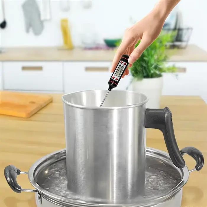 Pot de fusion de cire vert armée pour fabrication de bougies, dessert et aromathérapie occasions spéciales