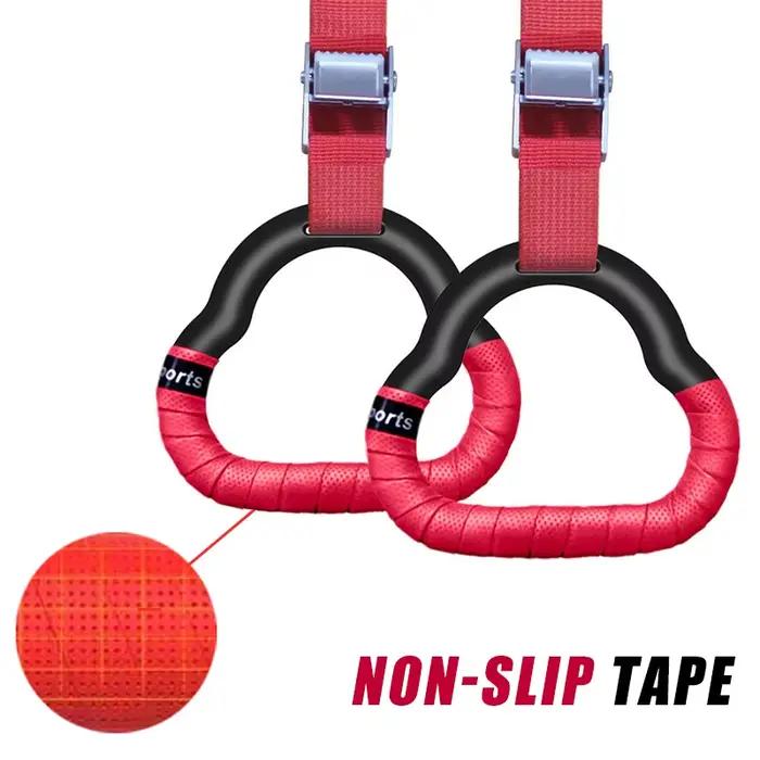 Anneaux de gymnastique jouet de Sport pour enfant anneaux de gymnastique antidérapants avec balançoire sangles réglables entraînement de traction équipement de Fitness de gymnastique jouet