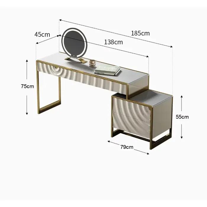 Miroir dames coiffeuse bijoux affichage confortable moderne