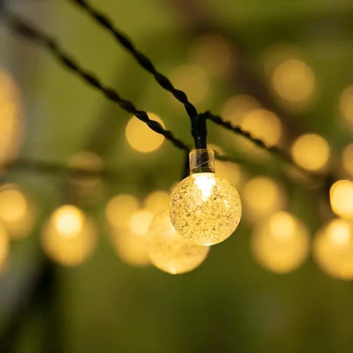 Guirxiété Lumineuse Solaire en Clip pour Décoration Extérieure