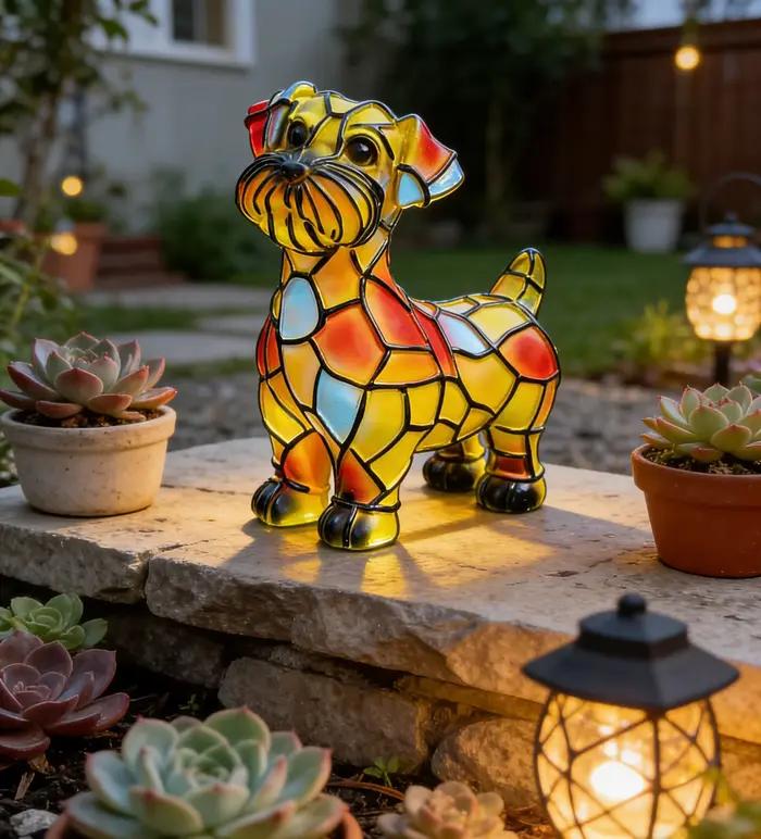 Amusant Unique artistique mignon chien en forme d'ornement décoratif petite veilleuse moderne nouveau Design éclairage atmosphérique