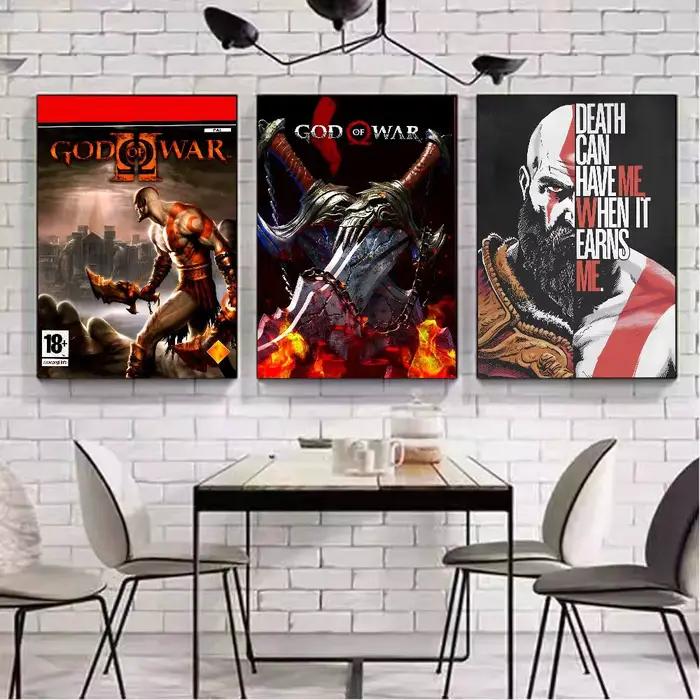 Affiche de jeu G-Dod Of War avec imprimés, décoration de maison, chambre à coucher, salon, cadeau