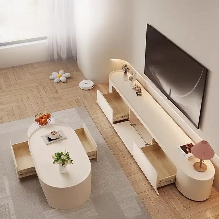 Meuble TV Robuste et Esthétique pour Salon