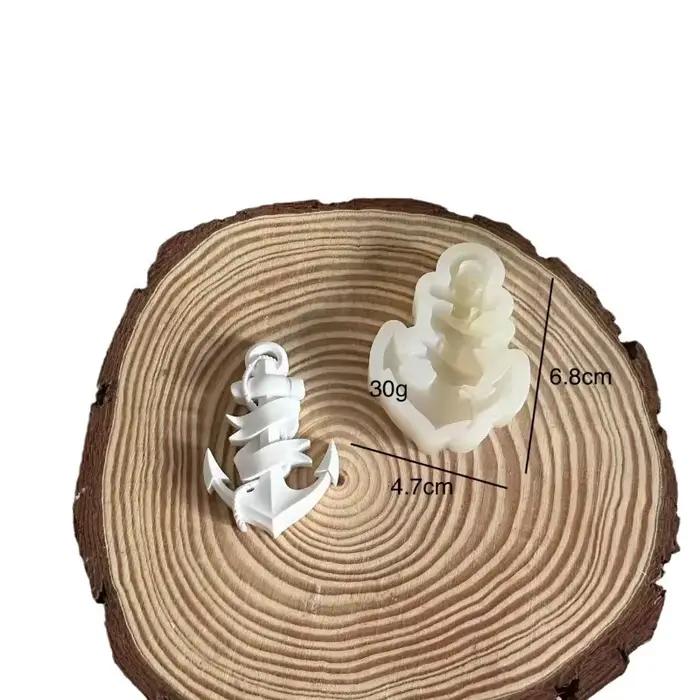 Ancre pendentif décoration résine époxy moule