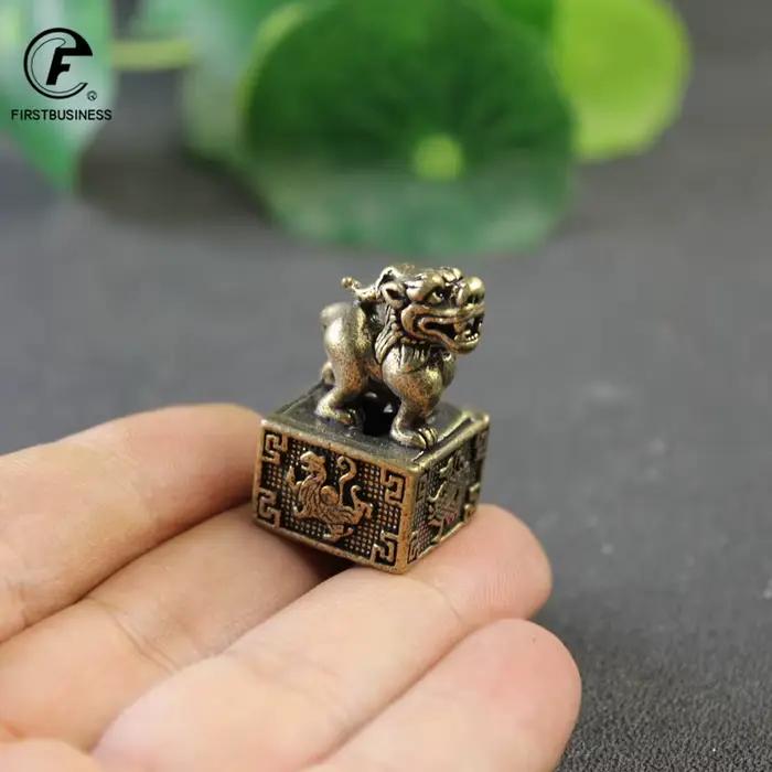 Symboles Mythiques Pixiu Figurines Miniatures Vintage En Laiton Accessoires De Décoration Maison Occasions Spéciales