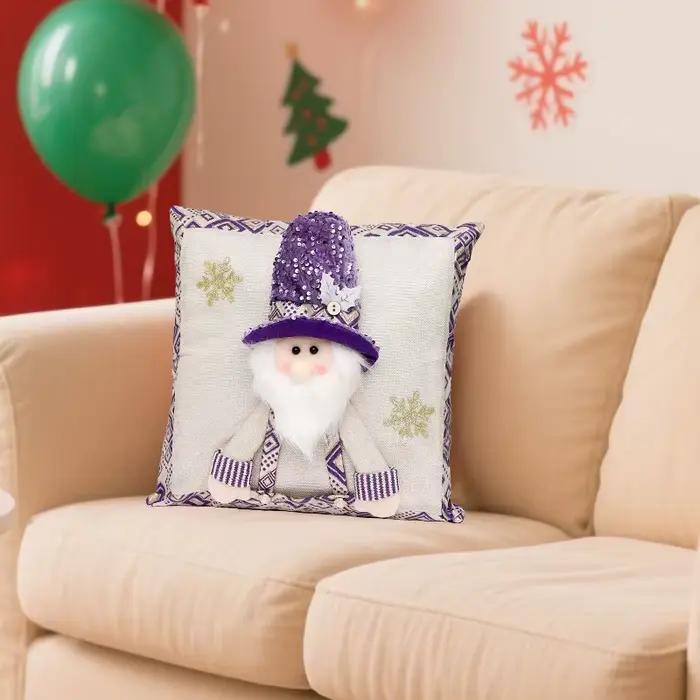 Housse de coussin de noël