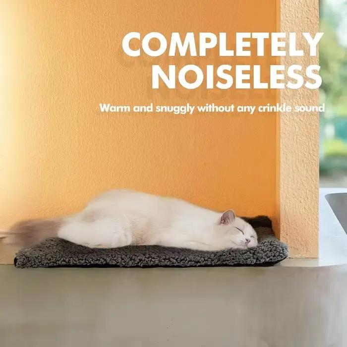 Couverture chauffante pour animaux de compagnie, 1 pièce, sans électricité, tapis de lit thermique, antidérapant pour chats et chiens, chaleur hivernale, noyau réfléchissant la chaleur