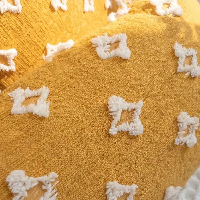 Juste de coussin en coton, taie d'oreiller décorative pour canapé, salon, voiture, 45x45, 30x50, 50x50