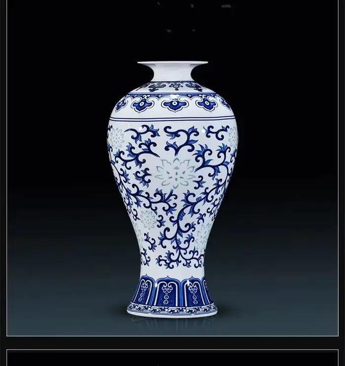 Vase à fleurs en porcelaine d'os