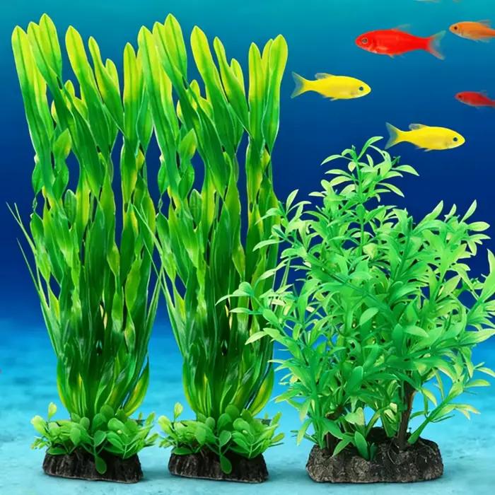 Plantes artificielles de décoration d'aquarium