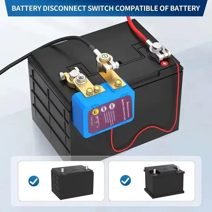 Interrupteur d'alimentation de déconnexion de batterie 12V 240A, interrupteur d'arrêt avec télécommande pour voiture et camion