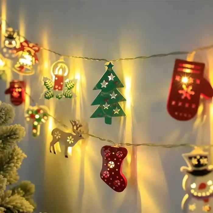 Guirlande lumineuse LED bleue pour décoration intérieure et extérieure, Noël, mariages et fêtes familiales