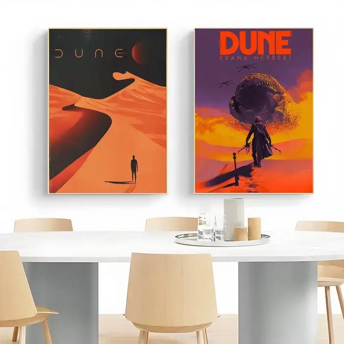 Affiche de film de science-fiction «Dune 2»
