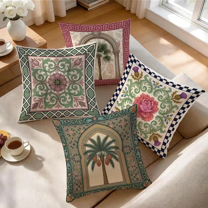 Housse de coussin imprimée sur un seul côté