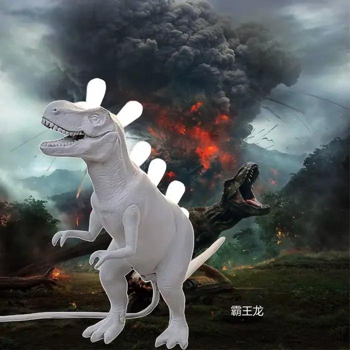 JURASSIC dinosaure lampes de Table pour chambre résine Brontosaurus t-rex Led lampe de bureau Luminaire maison art décor luminaires