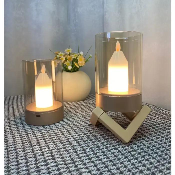 Lampe LED tactile Rechargeable à bougie
